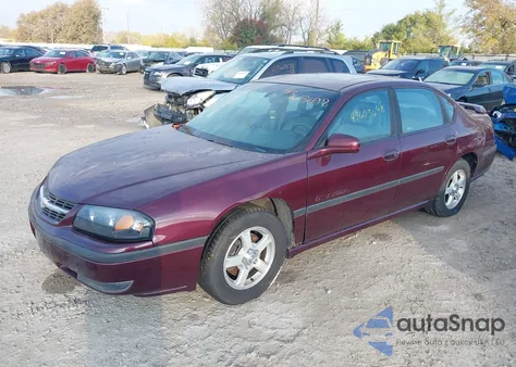 2003 Chevrolet Impala Ls z USA, uszkodzony, nr VIN 2G1WH52K039365277